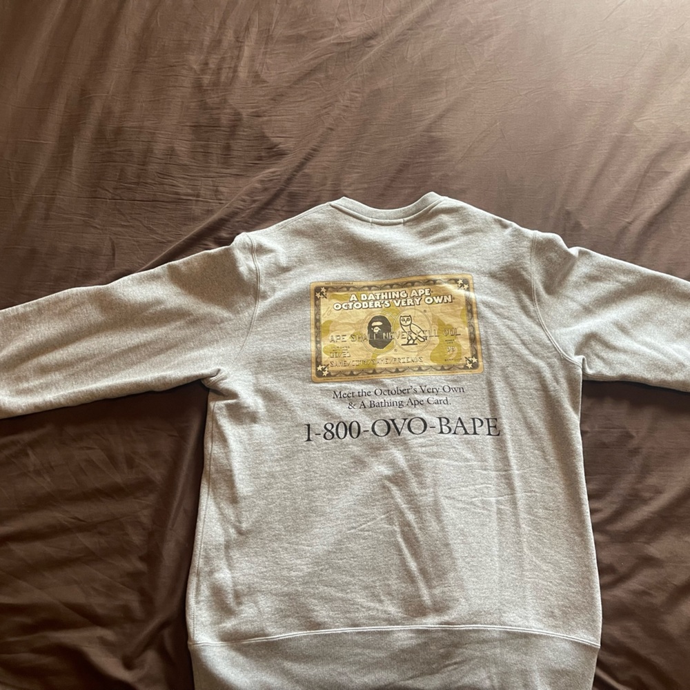 OVO/Bape collaboration Crew neck sweater - Picture 7 of 7